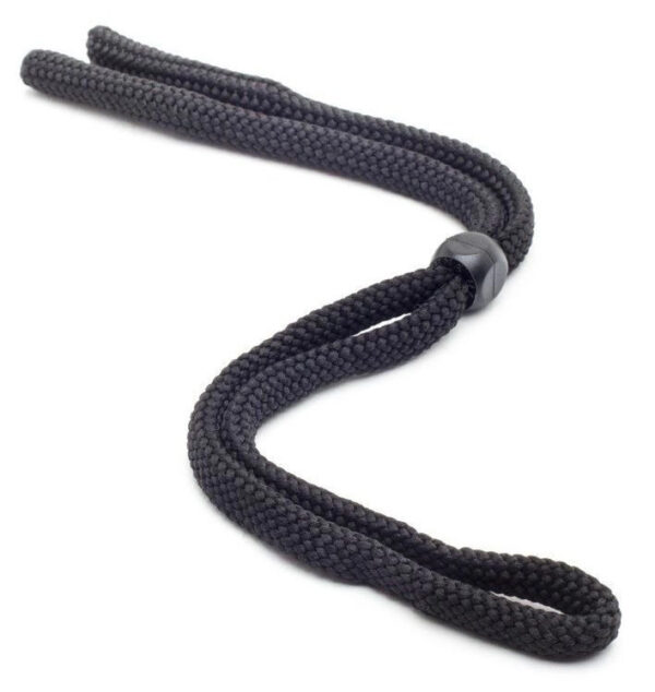 Black Retainer Cord with Slip-Over Ends. ACC-100-BULK