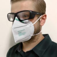KN95 Headband Face Mask, KN95-HBS-person