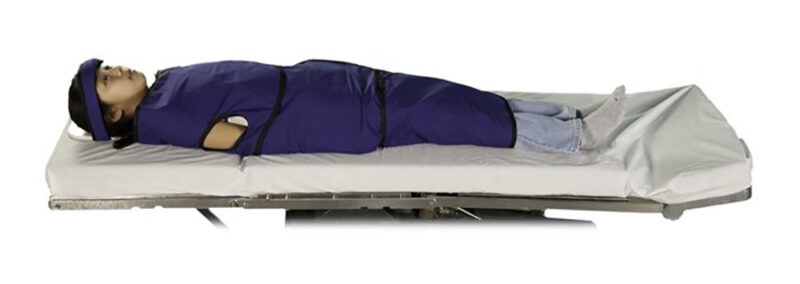 Large Radiolucent Papoose Board MRI Safe, PAP-68000-person-use