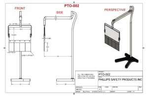 PTO-002 specification drawing