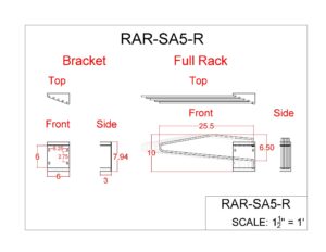 RAR-SA5-R DIMENSIONS