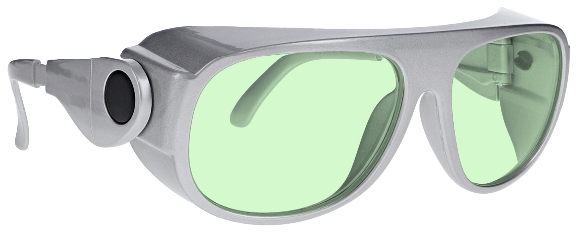 Phillips_Safety-17001-Matte_Black_with_Green-angleright-lenses_C2KG5