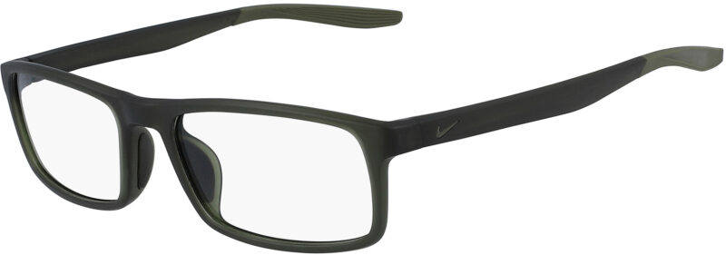 Nike-7119-307-Matte-Sequoia-Medium-Olive-Frame-Matte-Sequoia-Medium-Olive-Lens-Angled-Side-Left