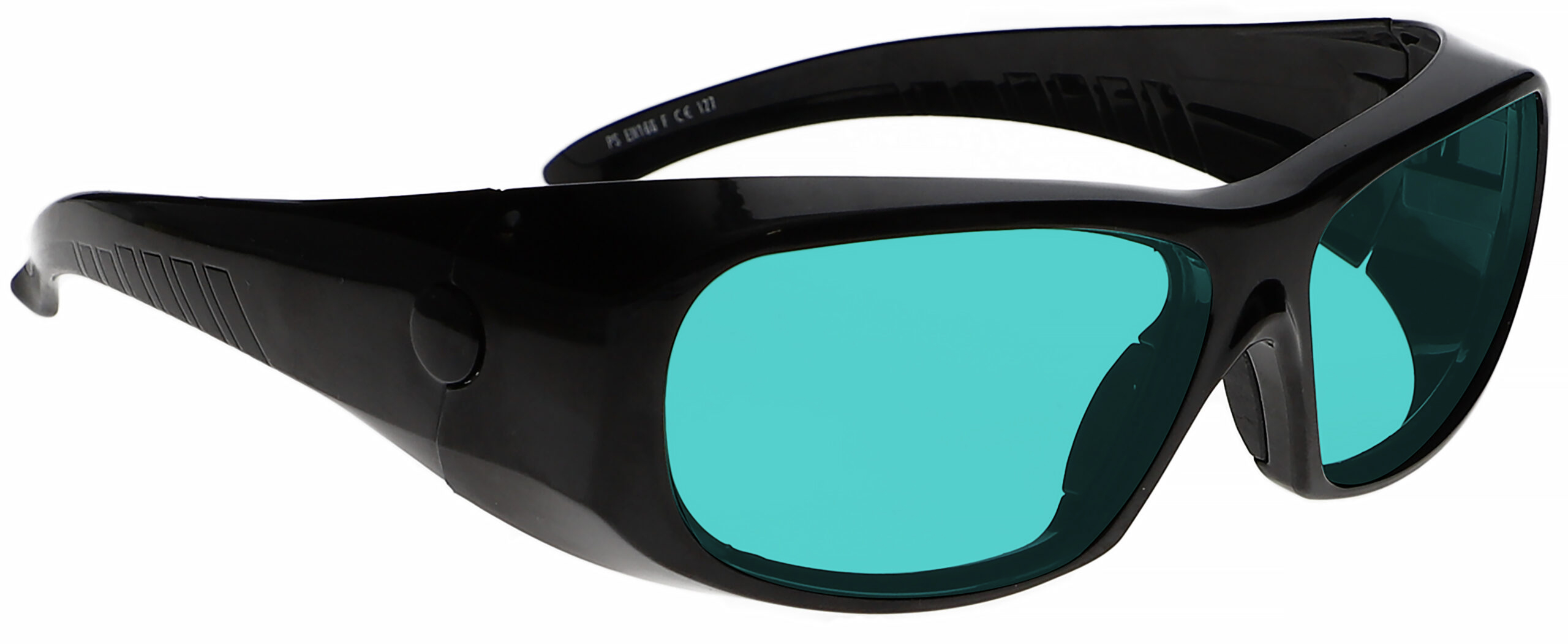 Phillips_Safety-17001-Matte_Black_with_Green-angleright-lenses_BG38