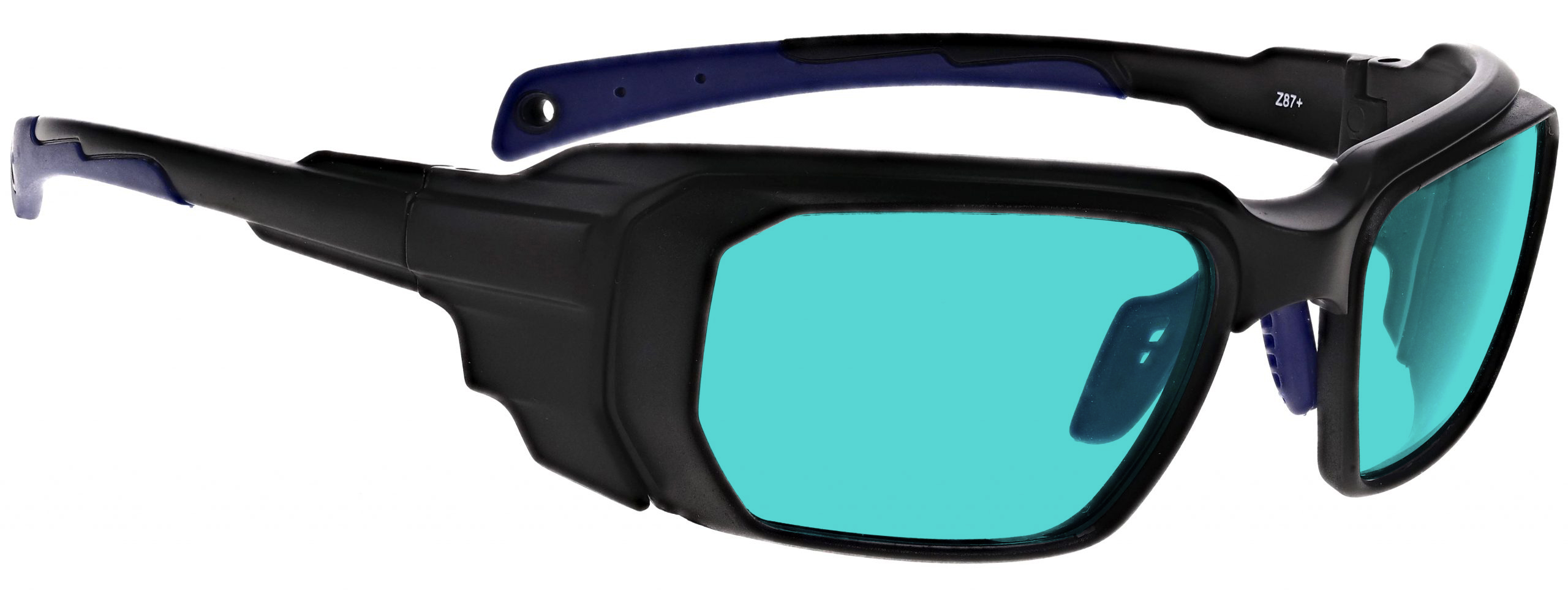 Phillips_Safety-17001-Matte_Black_with_Green-angleright-lenses_BG39+