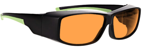 Phillips_Safety-17001-Matte_Black_with_Green-angleright-lenses_W570