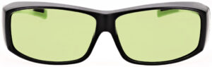 Phillips_Safety-17001-Matte_Black_with_Green-front-lenses_D81