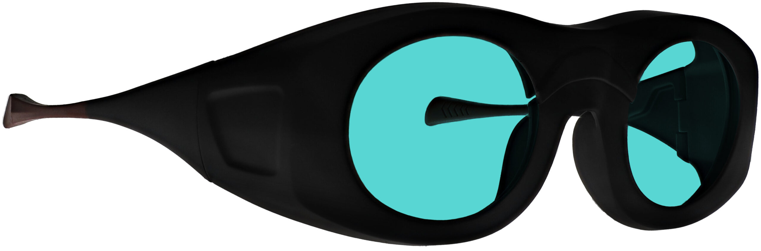 Phillips_Safety-17001-Matte_Black_with_Green-angleright-lenses_BG38