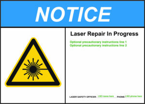 PS-Laser-Warning-Signs - 9x13_notice custom