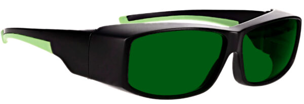 Phillips_Safety-17001-Matte_Black_with_Green-angleright-lenses_LED