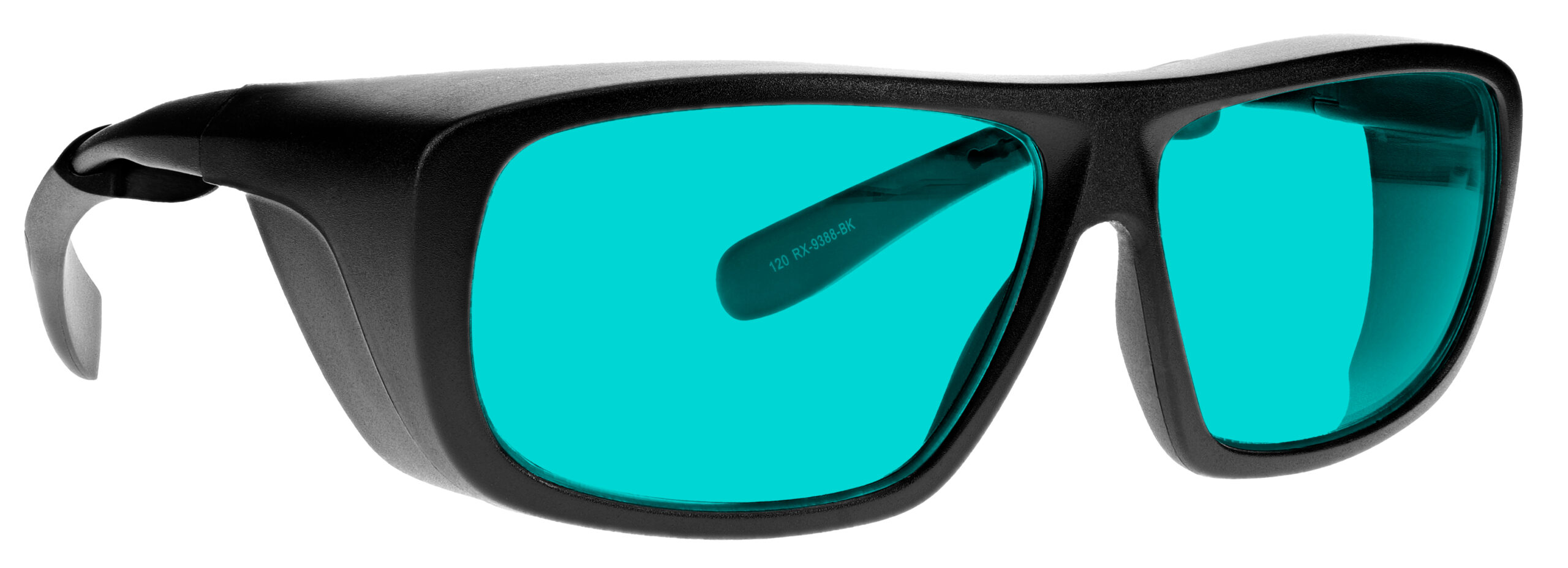 Phillips_Safety-17001-Matte_Black_with_Green-angleright-lenses_BG38