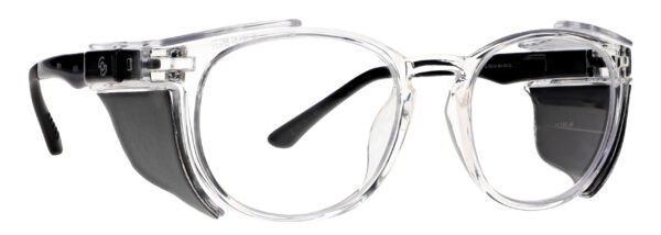 RG-190-CL-50SS radiation glasses 190 angle right