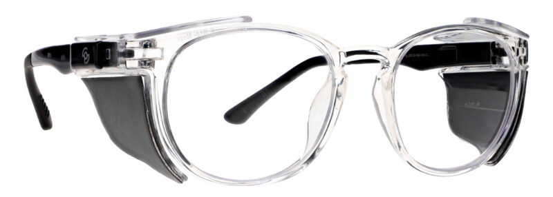 RG-190-CL-50SS radiation glasses 190 angle right